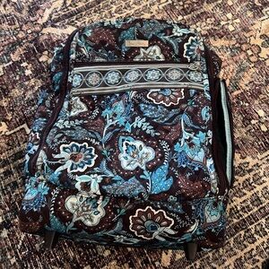 Vera Bradley blue Java rolling suitcase … in excellent condition